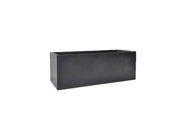 Grosser Blumentopf „Basic Rectangle“ Grau Baq Design
