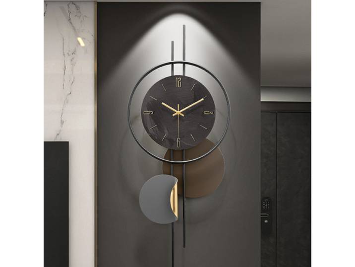 Horloges murales élégantes minimalistes, horloges murales, ornements de pièce élégants, articles de décoration pour la maison, horloge Design créatif