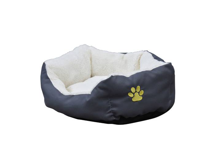 Hundebett Katzenbett PFÖTCHEN M grau