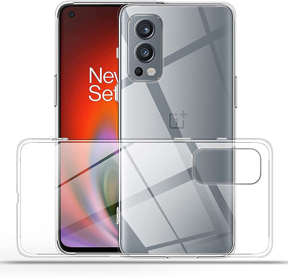 INCOVER OnePlus Nord 2 (5G) Fleksibelt Plastik Bagside Cover - Gennemsigtig