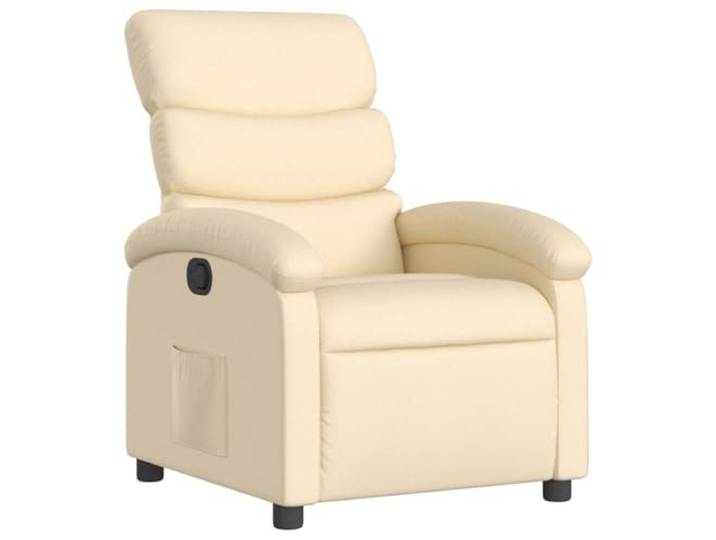 vidaXL Relaxsessel Creme Stoff