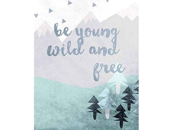Komar Wandbild Wild and Free Poster, Bild, Wohnzimmer, Schlafzimmer, Dekoration, Kunstdruck ohne Rahmen P105C-40x50 Größe: 40 x 50 cm (Breite x Höhe)