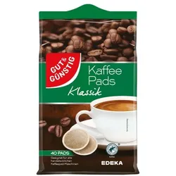 Gut & Günstig Kaffeepads »Klassik« 40 Pads