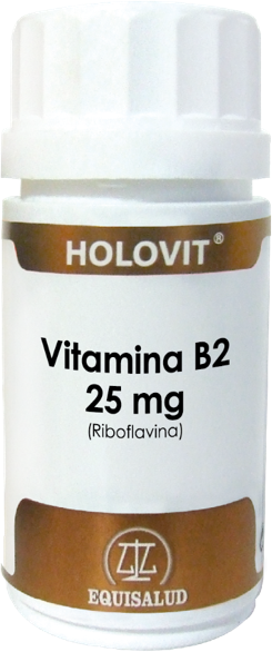Equisalud Vitamin B2 Riboflavin 25 Mg Capsules Holovit 50