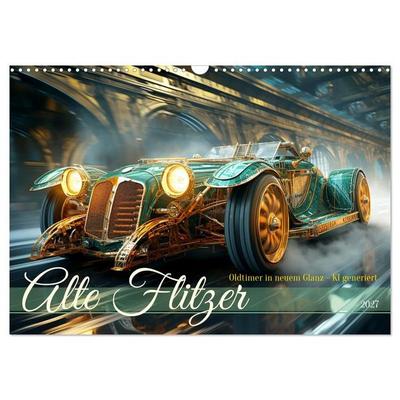 Alte Flitzer (Wandkalender 2027 DIN A3 quer), CALVENDO Monatskalender