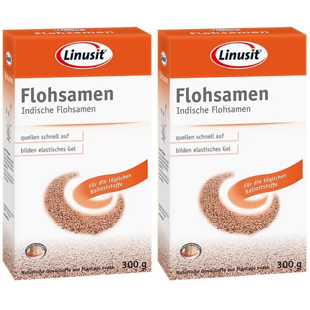 Linusit Flohsamen Kerne 2x 2x300 g