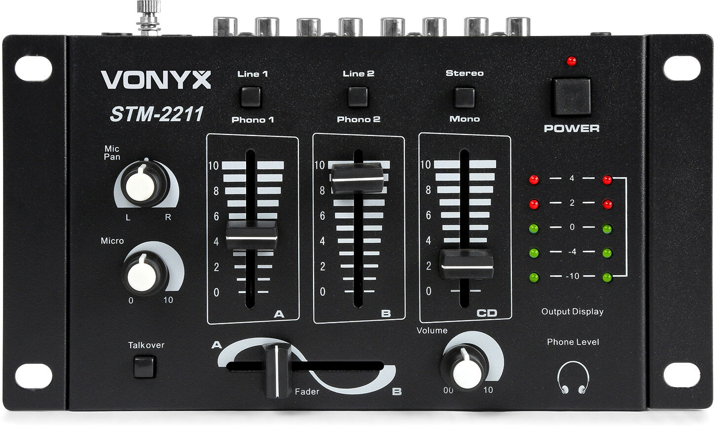 Vonyx Stm-2211b 4-Kanal-Mischpult Schwarz