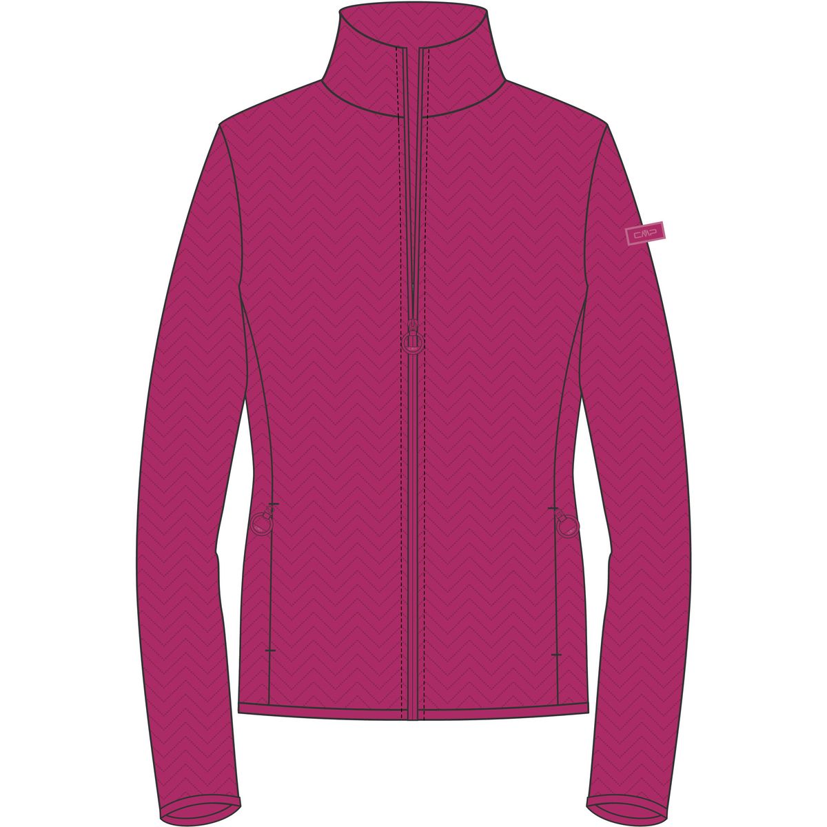 CMP Woman Fleece Fleece Jacket magenta (B807) 34 36G6826-B807-34