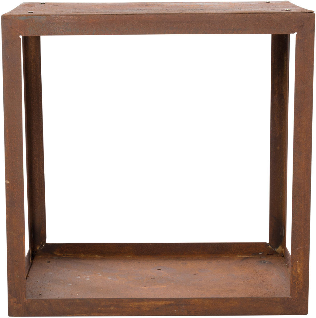 Redfire Hodr 50cm W Metal Log Rack Brown 50cm H X 50cm W