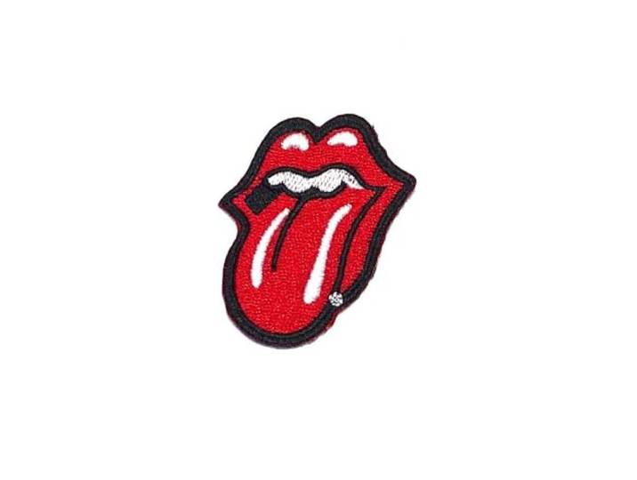 The Rolling Stones Patch Classic Tongue Rood