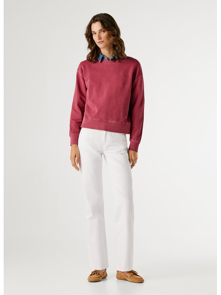 Pepe Jeans Sweatshirt "Malu" in Rot - L