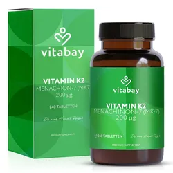 VITAMIN K2 200 μg MK-7 vegan Tabletten 240 St