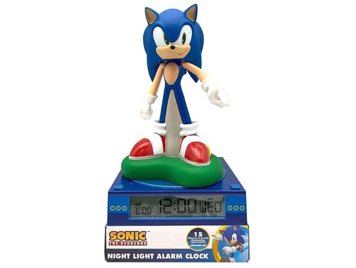 Sonic the Hedgehog Nachtlamp Wekker Jongens