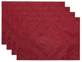 Porch & Den "Threadmade Pamela Damask Placemat (Set of 4) - 13""x19"""
