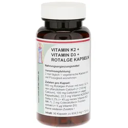Vitamin K2+vitamin D3+rotalge Kapseln 90 St