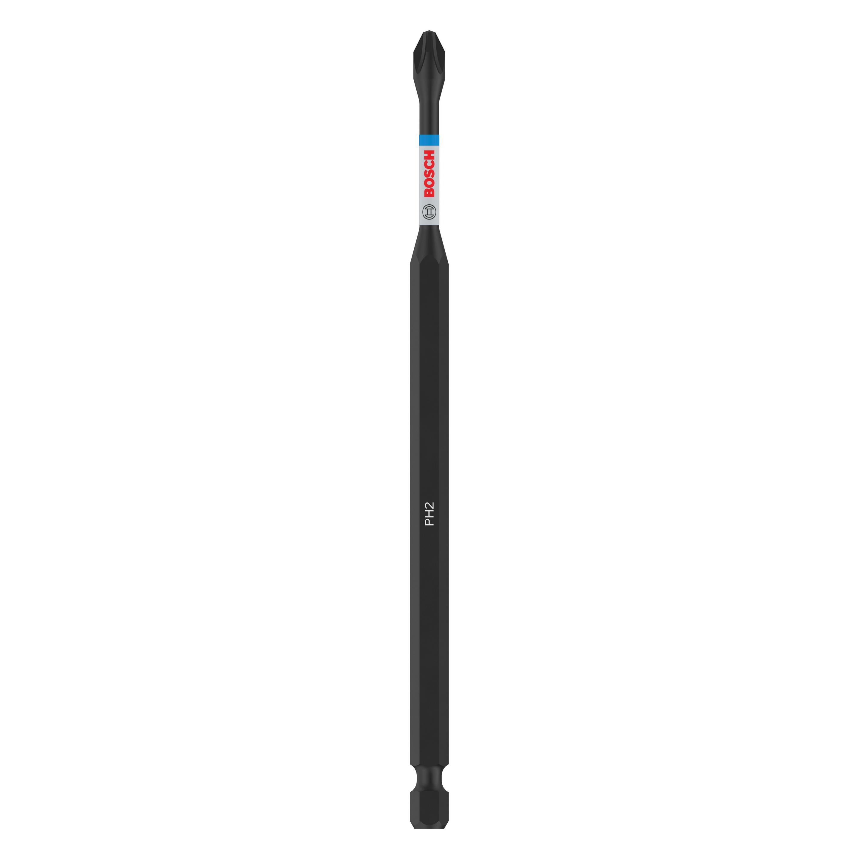 Bosch Professional Zubehör PRO Phillips Impact Bit, PH2, 150 mm (Kreuz Phillips PH) (2608522525)