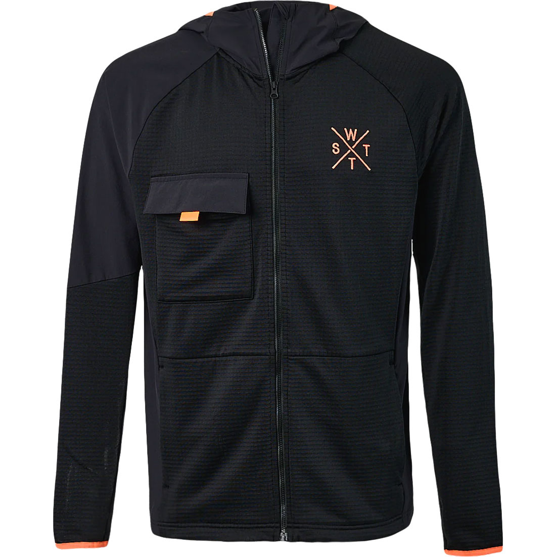 Watts Herren Full Zip Hoodie XPOWDER full black - L