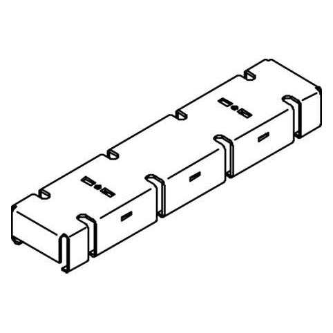 Cubic Abdeckung, Schienbeinhalter, Approach, S225 (Gehäuse) (0880-0200)