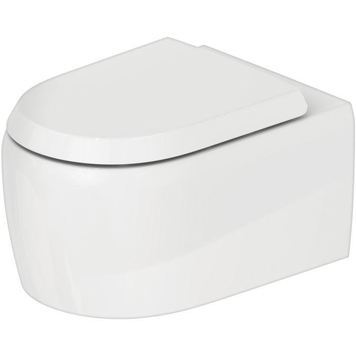 Duravit Collection One Wand Tiefspül WC.2583092000 verdeckte Befestigung, Weiß Hochglanz, 385x570mm