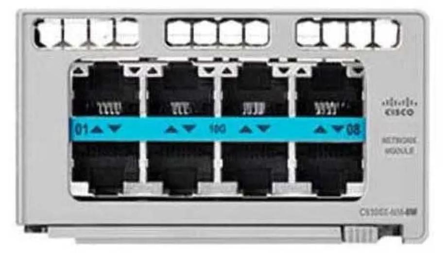 Cisco C9300X-NM-8M=, 10 Gigabit Ethernet, Gigabit Ethernet, 1000,10000 Mbit/s, Catalyst 9300X