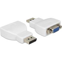 Delock 65568 DisplayPort / VGA Adapter [1x DisplayPort Stecker - 1x D-SUB-Stecker 15pol.] Weiß verriegelbar