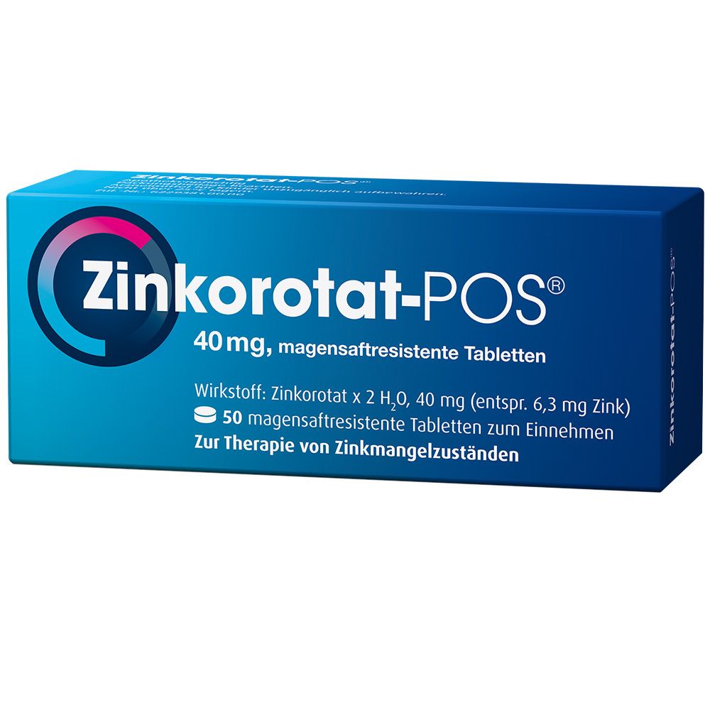 Zinkorotat POS magensaftresistente Tabletten 50 St magensaftresistent