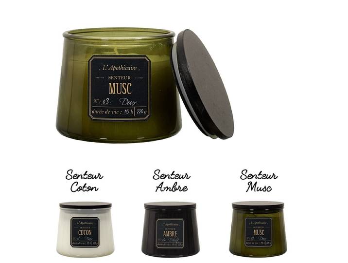 Kerze JEPPE 1 Stück moschus / amber beats / baumwolle