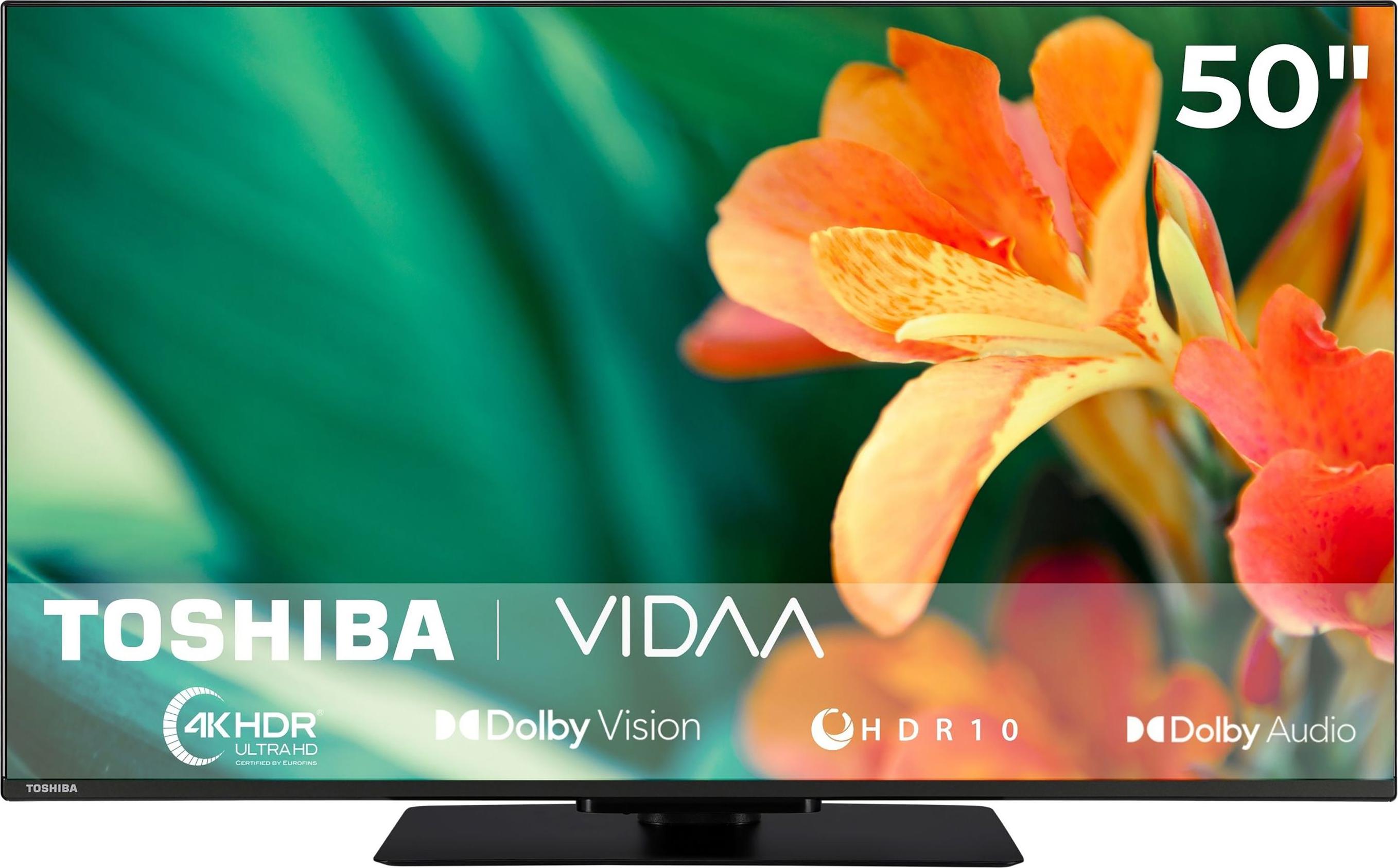 Toshiba 50UV3463DA Fernseher 50 Zoll Smart TV VIDAA 4K UHD HDR Dolby Vision, Triple-Tuner (2026)