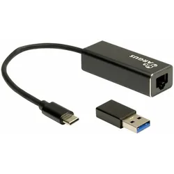 INTER-TECH Argus IT-732 LAN-Adapter, RJ-45, USB-C 3.0 [Stecker]