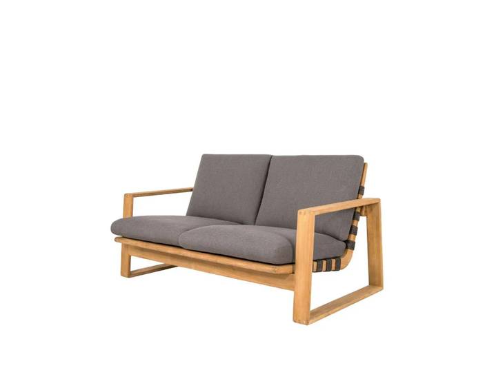 Cane-line Canapé Endless Soft 2 places, teak Cane-Line AirTouch grey