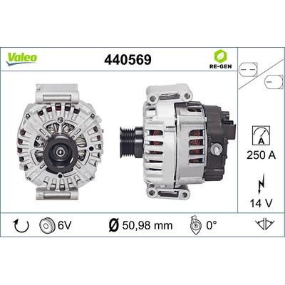 VALEO Generator REMANUFACTURED PREMIUM 440569 für Mercedes