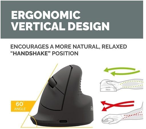 Fellowes Breyta Ergonomisk Vertikal Mus