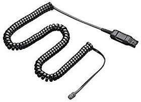 Poly Cable QD Plantronics pour téléphones Avaya Câble Quick Disconnect pour casques Plantronics