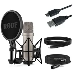 RØDE NT1 5th Generation XLR USB Mikrofon + USB-Kabel, Mikrofon