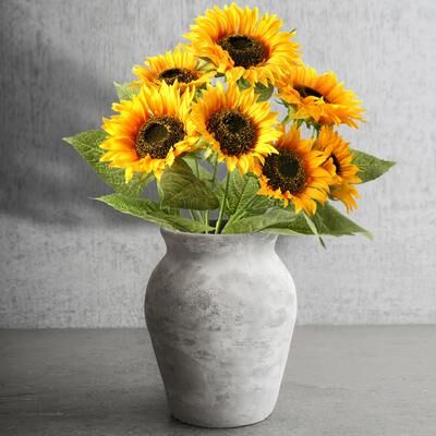 Regency International "Sunflower Bush X7 17"""