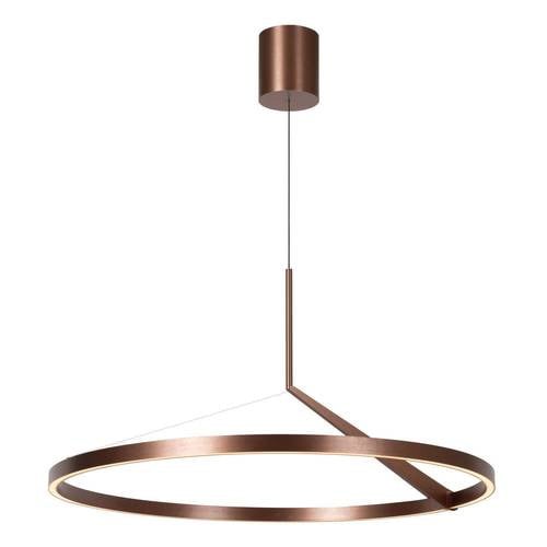 Lucide Applause LED Hanglamp - Grijs en Koper - Ø 80 cm - Dimbare CCT met Handbewegingssensor
