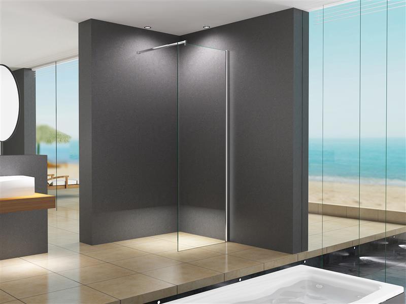 BuyLando LiLy 60x200cm Walk in Duschwand Duschabtrennung Klarglas