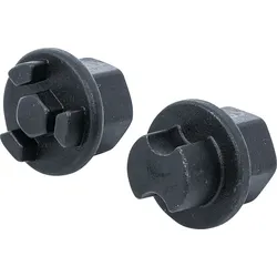 BGS 70984 1 Paar Schlüssel für Ölablassschrauben DAF MAN Volvo Scania Neoplan