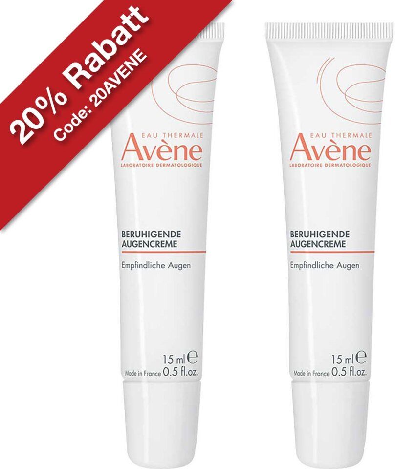 Avene Beruhigende Augencreme 2x15ml