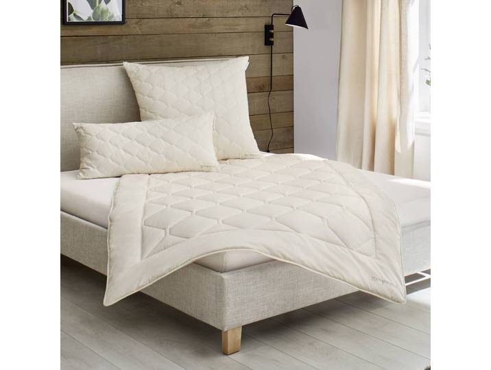 Couette Merle duo 200 x 200cm Beige/Beige Coton