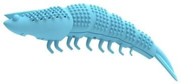 Uplift Picks Catnip Toothbrush Chew Toy For Kitten Dental Cleaning And Interactive Play blue