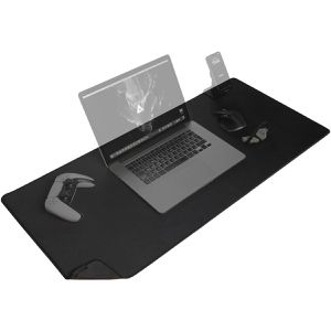DeltaHub Mauspad Gaming Unterlage L, schwarz, 1000 x 450 mm, Kunststoff