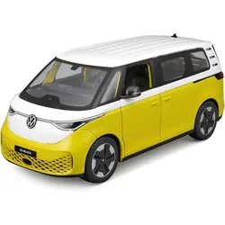 Maisto 32914Y - Modellauto - VW ID.Buzz (weiß-gelb, Maßstab 1:24) Modell Auto Spielzeugauto