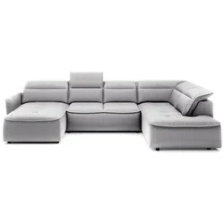Wohnlandschaft Murillo Stoff Silver