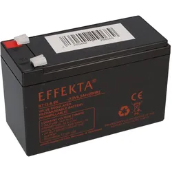 Effekta BT 12-9,5K AGM Akku 12V 9,5Ah – passend für USV, Alarm, Notlicht & Medizin