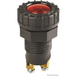 HERTH&BUSS Kontrollleuchte schwarz/rot - 85780323 - schwarz/rot