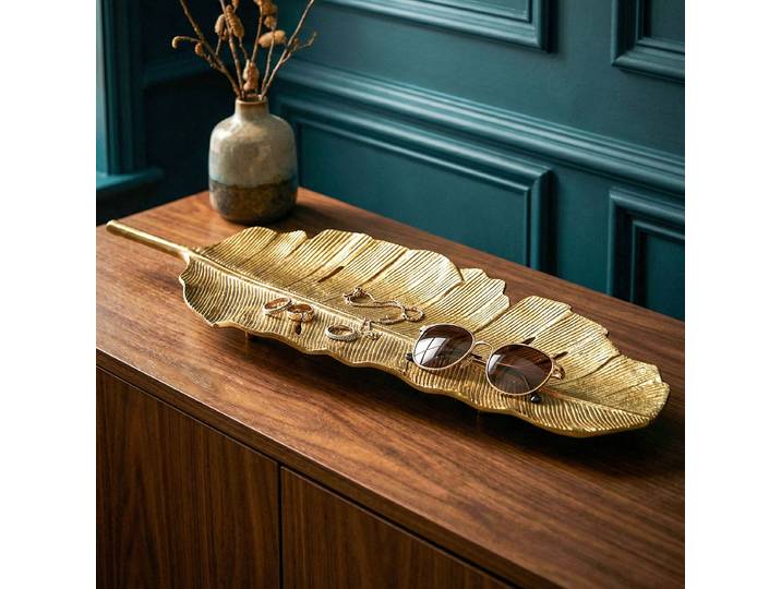 Dekoschale Cohos 80cm Gold/Gold