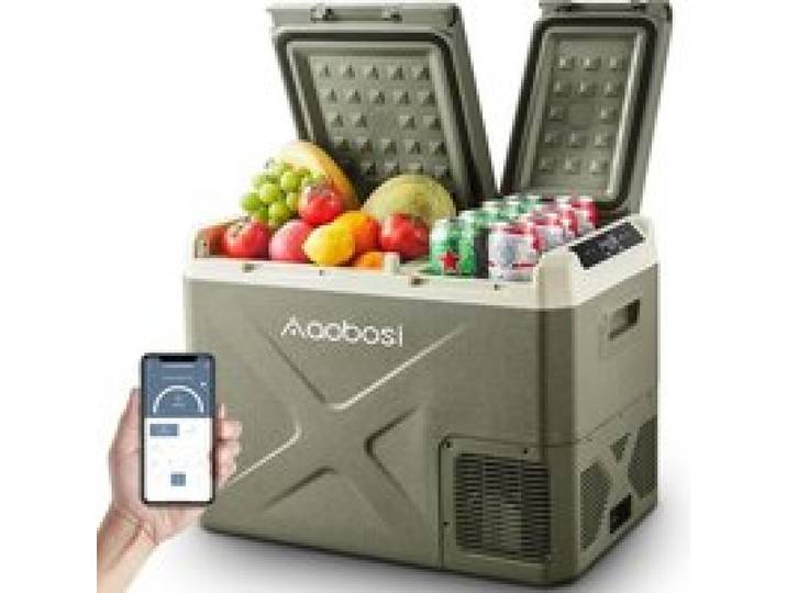 Glacière Electrique AAOBOSI 32L à Compresseur Double Zone pour Voiture et Camping