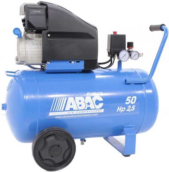 ABAC MONTECARLO L25P - Compressore aria elettrico monofase - Motore 2.5 HP - 50 lt