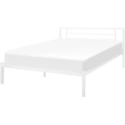 METALLBETT 140/200cm Weiß Cusset